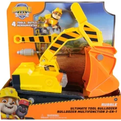 Spin Master Bulldozer multifonction 2 en 1 - Ruben & compagnie^ Véhicules Agricoles Et De Chantier