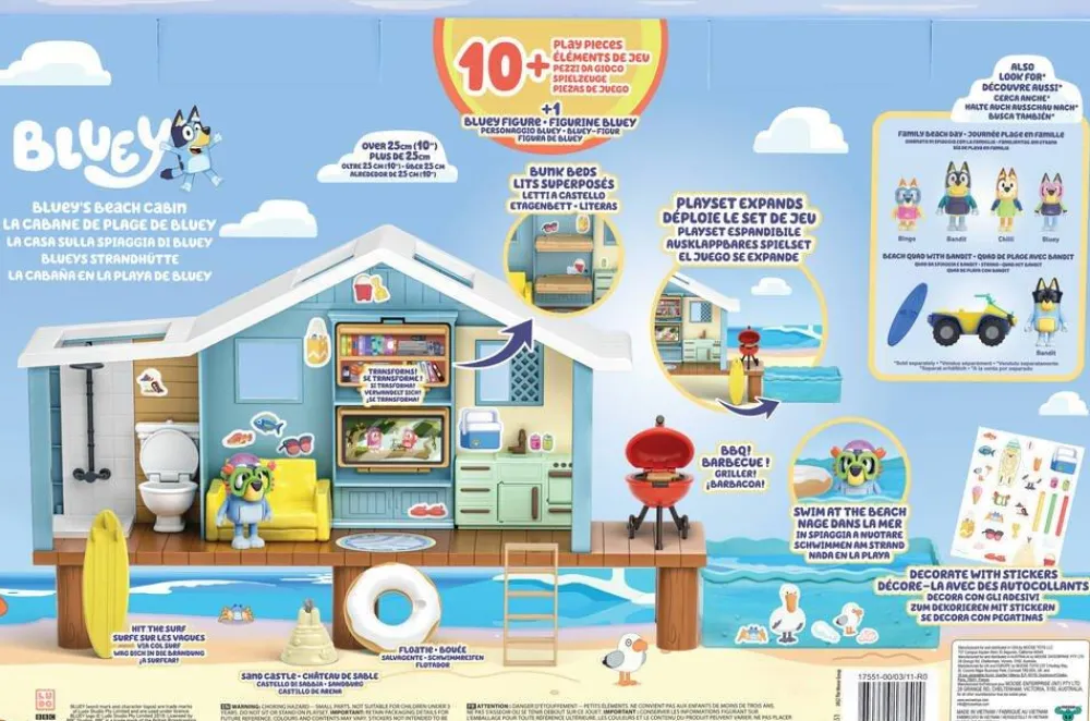 Moose Cabane de Plage de Bluey^ Le Sport, Les Loisirs Et Les Vacances