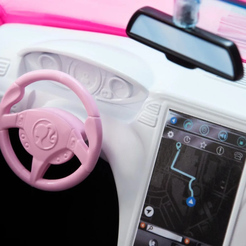 Mattel Cabriolet de Barbie^ Poupées Mannequins