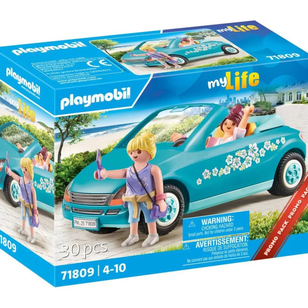 Playmobil Cabriolet, jeunes filles et accessoires My Life 71809^ Le Sport, Les Loisirs Et Les Vacances