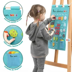 Ludi Calendrier Basic bleu^ Apprentissage Du Temps Et De La Saisonnalité
