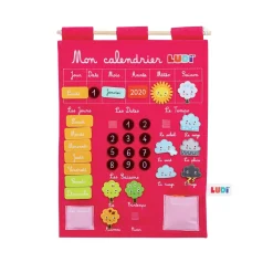 Ludi Calendrier Basic rose^ Apprentissage Du Temps Et De La Saisonnalité