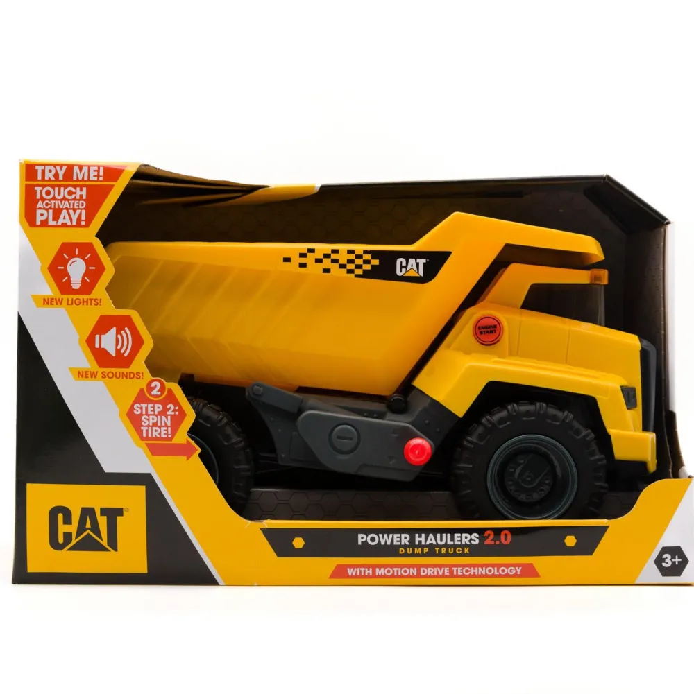 Funrise Camion Benne Caterpilar Power Haulers 2.0^ Véhicules Agricoles Et De Chantier