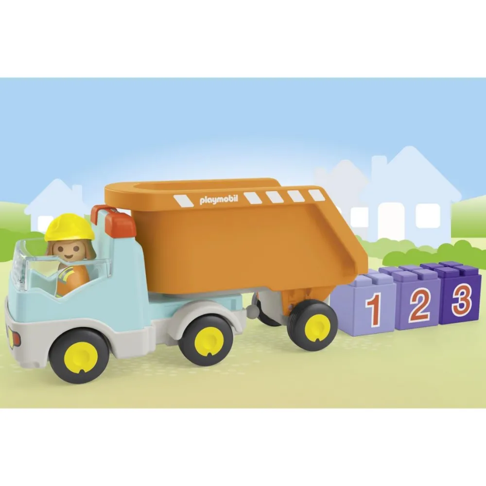 Playmobil Camion benne Junior 71685^ La Ville, La Police Et Les Secours