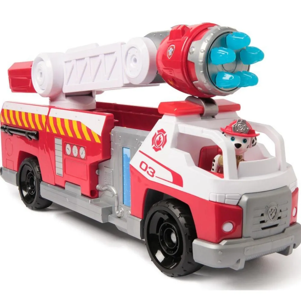 Spin Master Camion de pompier deluxe et figurine Marcus - Fire Rescue La Pat Patrouille^ Camions Et Bus