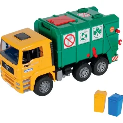 Bruder Camion Poubelle Vert Man Tga^ Camions Et Bus