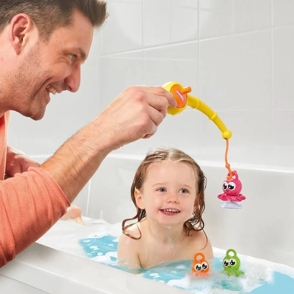Tomy Canne À Pêche 3 En 1^ Jouets De Bain