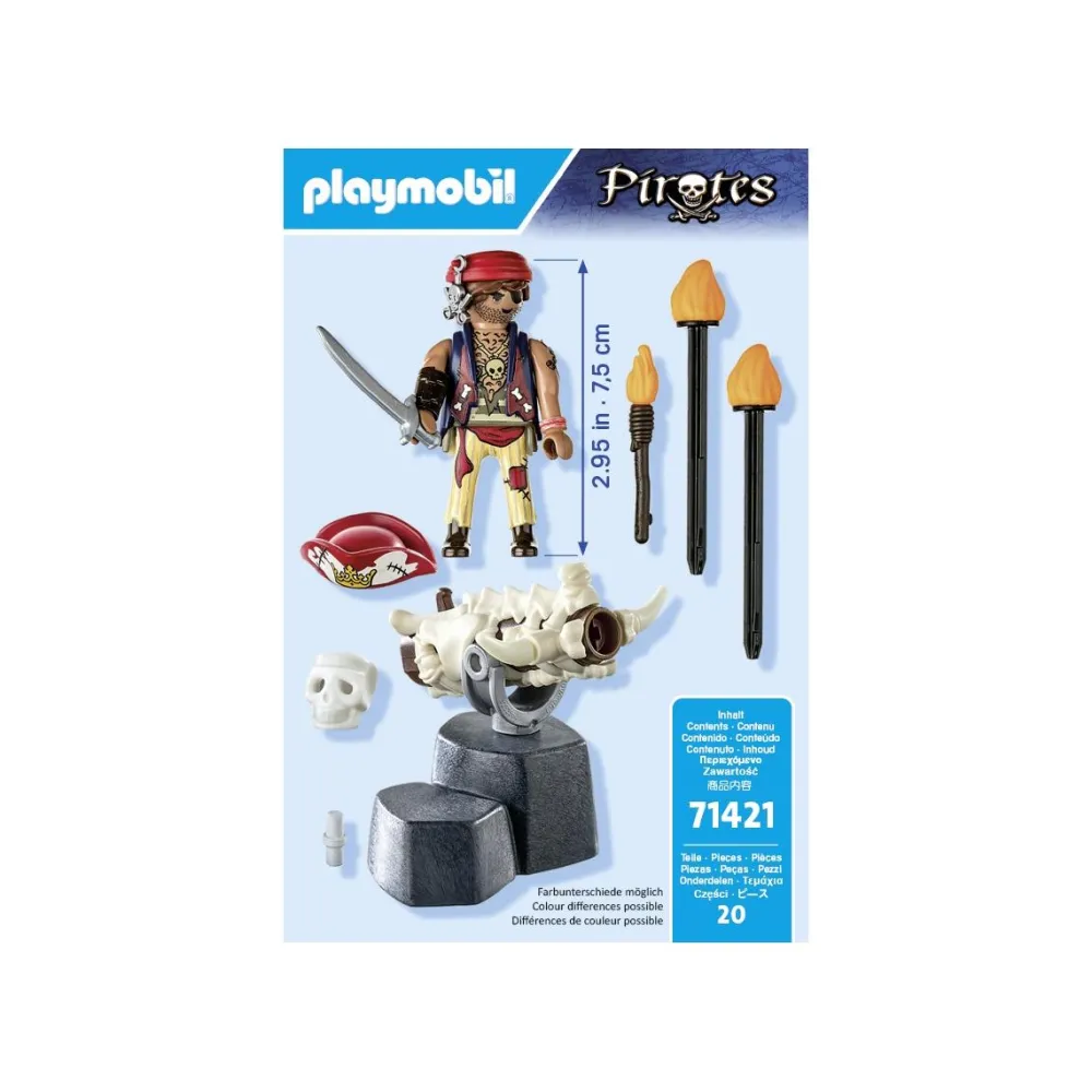 Playmobil Canonnier des pirates 71421^ Les Pirates, Chevaliers, Cowboys Et Indiens