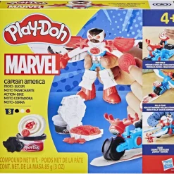 Play-Doh Captain america Moto tranchante Marvel^ Modelage Et Moulage