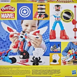 Play-Doh Captain america Moto tranchante Marvel^ Modelage Et Moulage