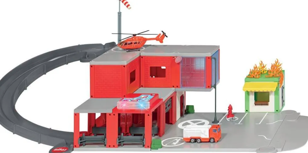 Siku Caserne pompier world^ La Ville, La Police Et Les Secours