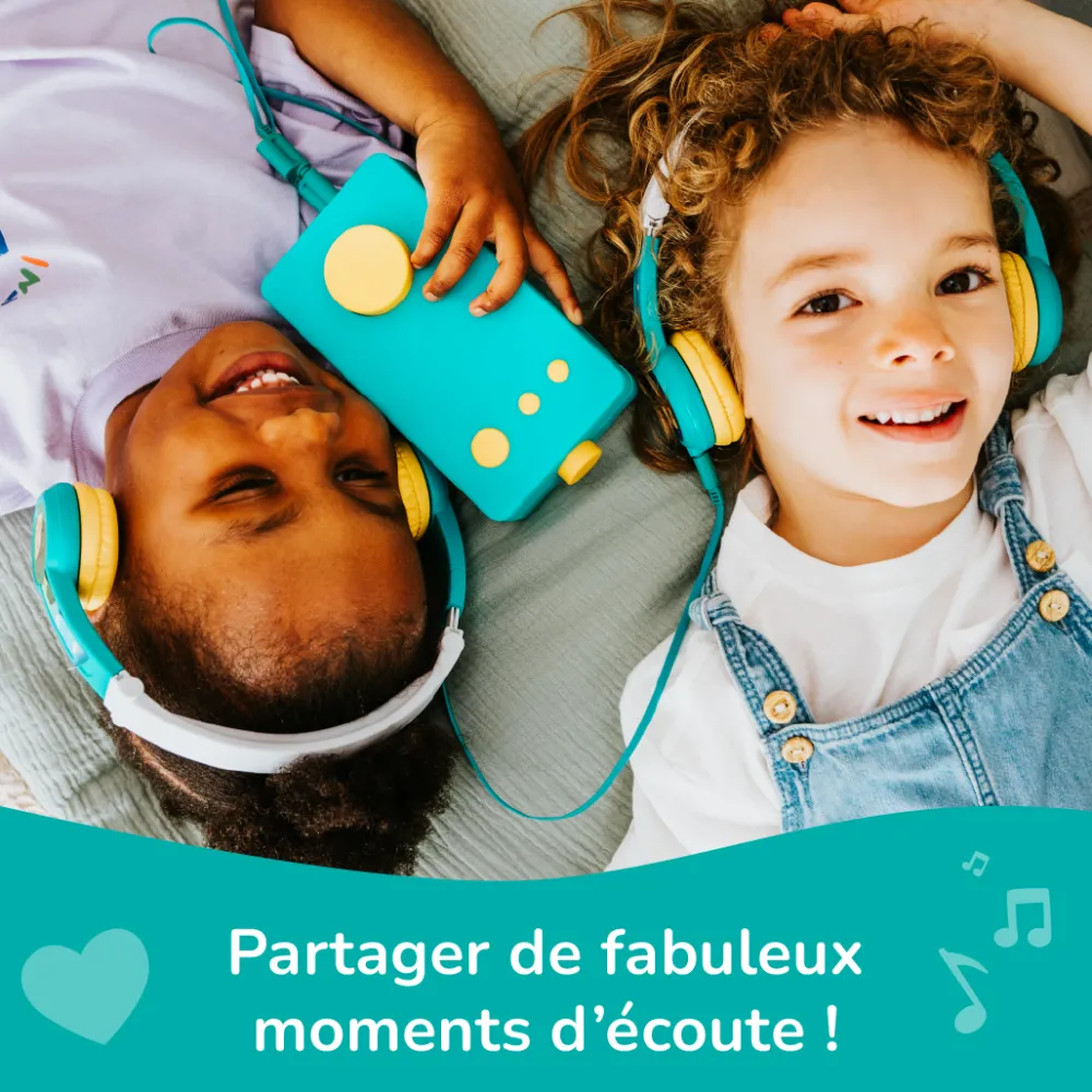 LUNII Casque audio Octave^ Karaoké, Lecteurs Cd Et Mp3 Et Casques