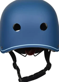 CAP Casque Bleu taille 48-53 avec Led Intégrée^ Rollers, Skates Et Protections