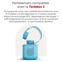tonies Casque Bluetooth Bleu ciel^ Karaoké, Lecteurs Cd Et Mp3 Et Casques