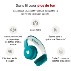 tonies Casque Bluetooth Vert Océan^ Karaoké, Lecteurs Cd Et Mp3 Et Casques