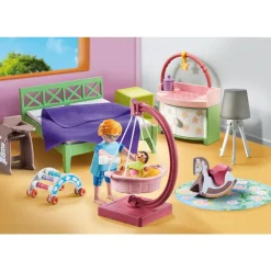 Playmobil Chambre de parents avec berceau suspendu My life 71609^ La Ville, La Police Et Les Secours