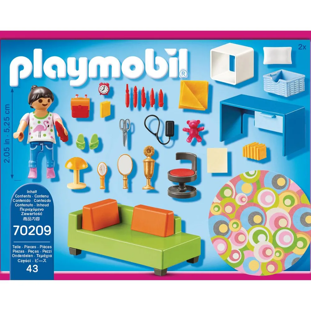 Playmobil Chambre d'enfant avec canapé-lit Dollhouse 70209^ La Ville, La Police Et Les Secours