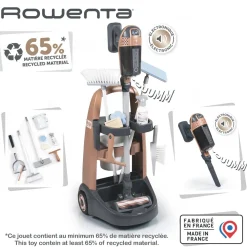 Smoby Chariot de ménage aspirateur balai Rowenta^ Ménage Et Repassage