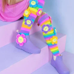 Chaussettes à fleurs^ Gadgets Et Produits Fun