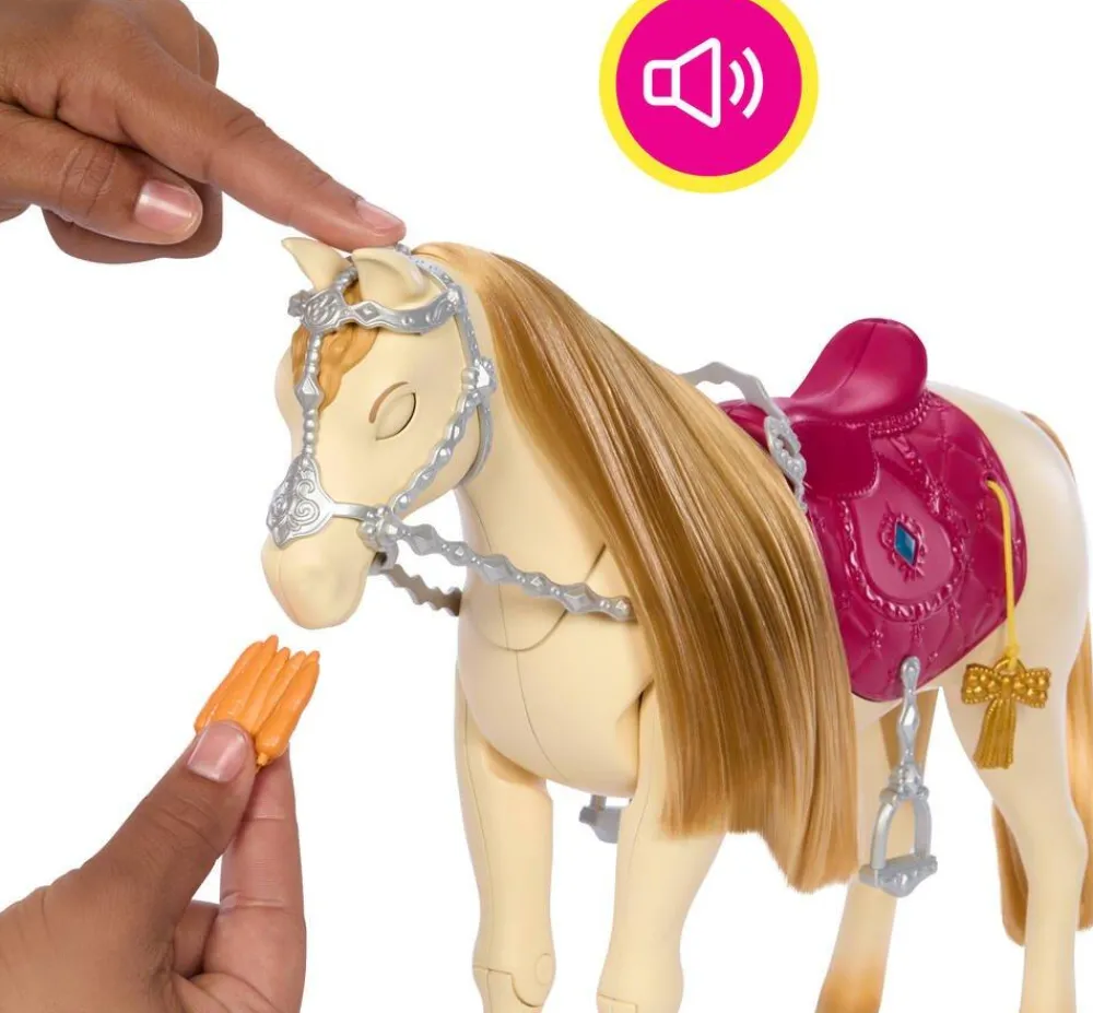 Mattel Cheval à fonctions - Barbie^ Poupées Mannequins