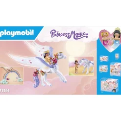 Playmobil Cheval ailé à décorer Princess magic 71361^ Les Princesses Et Fées