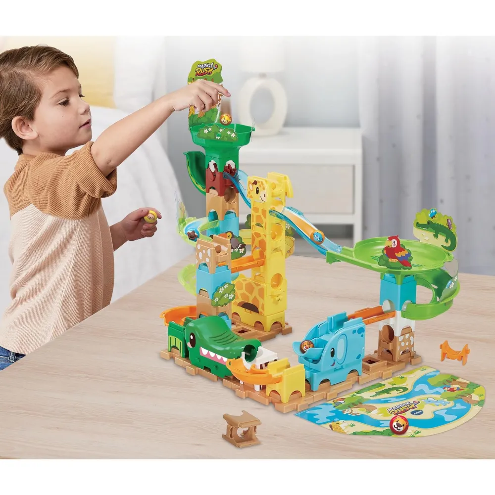 VTech Circuit à billes Marble rush Junior Animal Set J100^ Autres Jeux De Construction