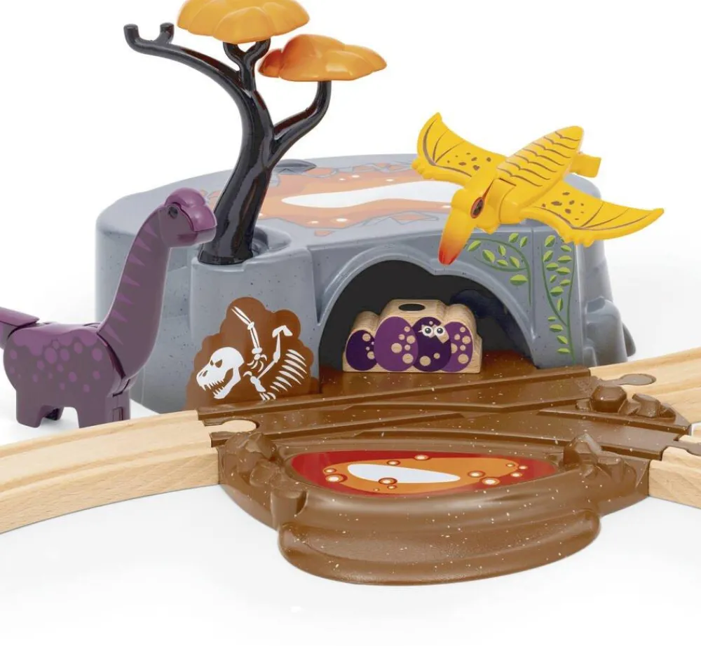 Brio Circuit aventure Dinosaure^ Jeux De Trains, Circuits Et Accessoires