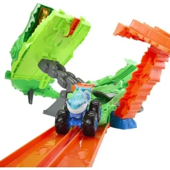 Mattel Circuit démolition du dragon - Hot Wheels Monster Truck^ Circuits Et Pistes