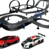 TEAM City Circuit double looping Bugatti vs Audi - 13,5 mètres -^ Circuits Et Pistes
