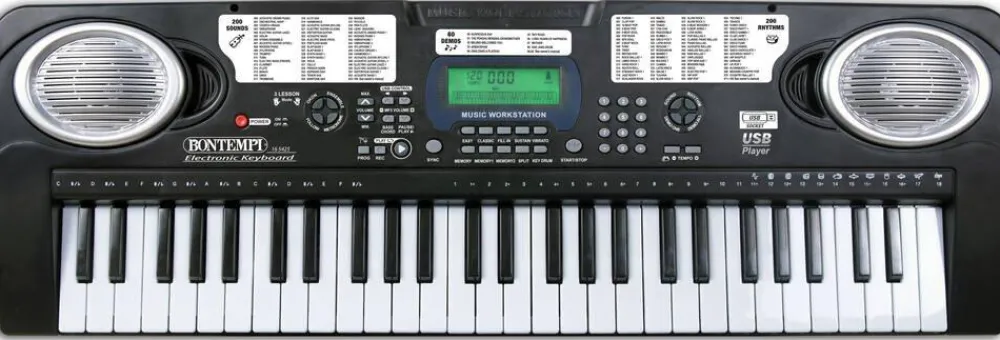 Varta Clavier Numérique Bontempi 54 Touches avec pieds^ Pianos, Guitares Et Instruments À Cordes