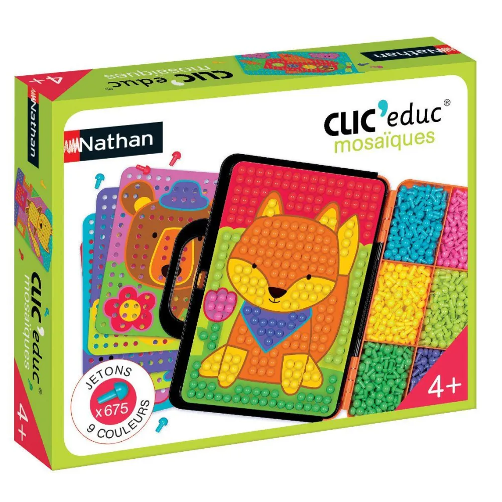 Nathan Clic Educ Mosaïque^ Apprentissage Des Formes Et Couleurs