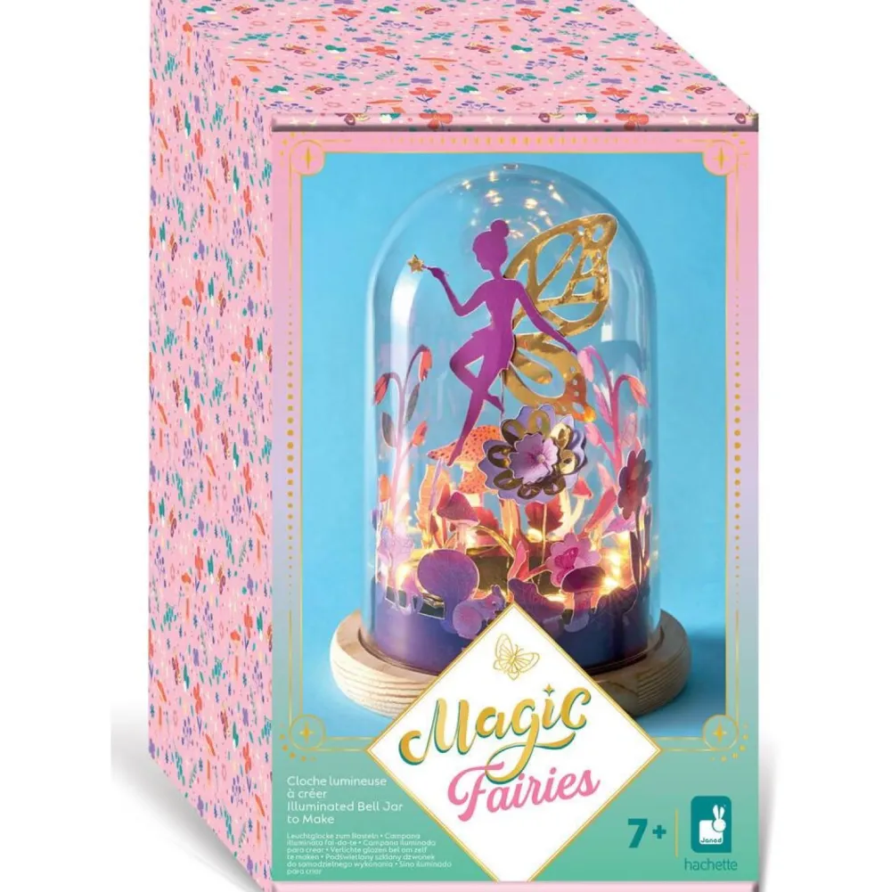 Janod Cloche lumineuse Magic Fairies - Jardin secrêt à construire^ Autres Activités Créatives