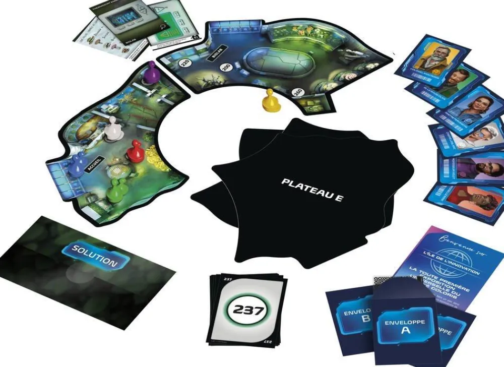 Hasbro Gaming Cluedo Escape L'Exposition universelle^ Jeux De Stratégie Et De Réflexion