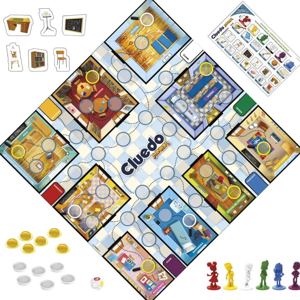 Hasbro Gaming Cluedo Junior 2 en 1^ Quiz Et Devinettes