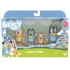 Moose Coffret 4 figurines Bluey et sa famille^ Les Héros Et Personnages