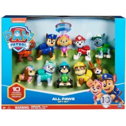 Spin Master Coffret 10 figurines La Pat Patrouille - 10 ans^ Les Héros Et Personnages