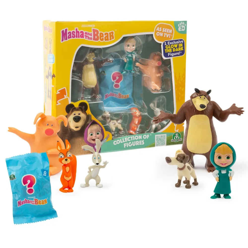 Giochi Preziosi Coffret 7 figurines Masha et Michka^ Les Héros Et Personnages