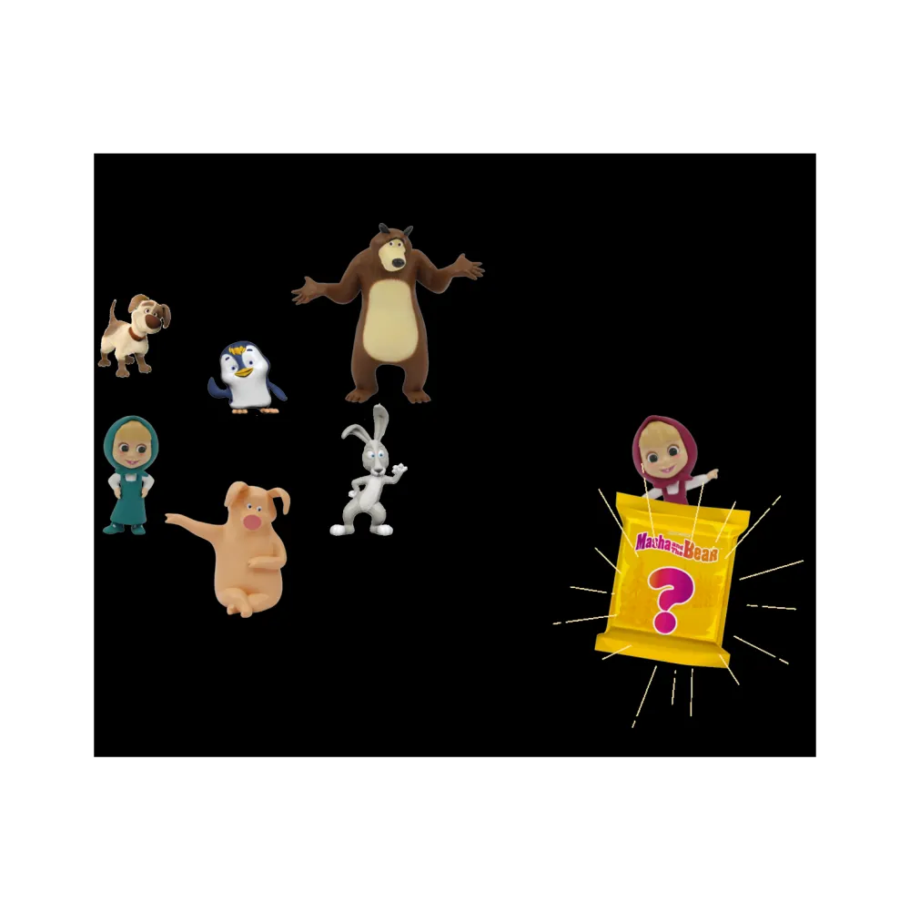 Giochi Preziosi Coffret 7 figurines Masha et Michka^ Les Héros Et Personnages