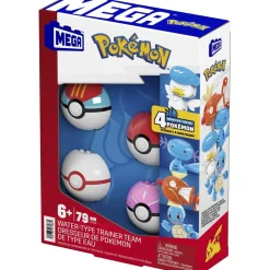 MEGA Coffret 4 Pokémon Eau construire -^ Super Héros, Cinéma Et Jeux Vidéo