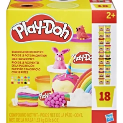 Play-Doh Coffret 18 pots Imagination - pâte à modeler^ Modelage Et Moulage