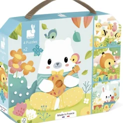 Janod Coffret 4 puzzles pure^Enfant Puzzles Bébés Et Enfants