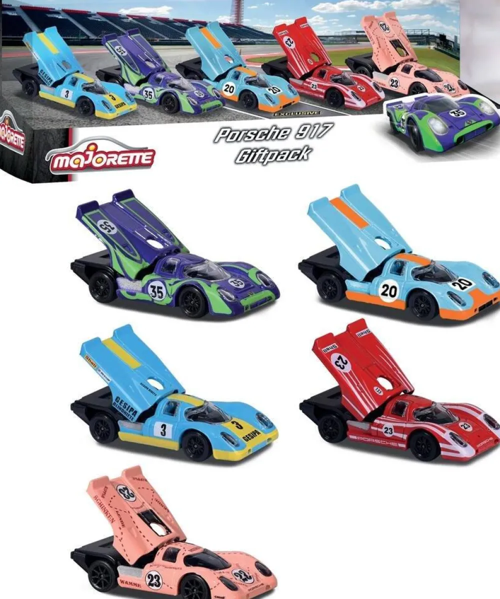 Majorette Coffret 5 véhicules Porsche 917^ Petites Voitures