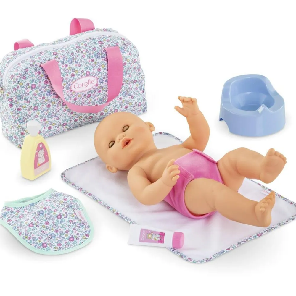 Corolle Coffret accessoires à langer Mon grand poupon^ Accessoires De Soin