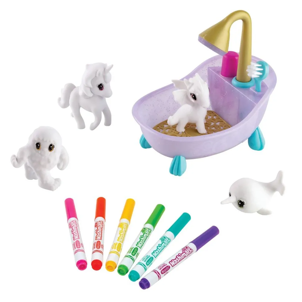Crayola Coffret Animaux fantastiques Washimals^ Dessin|Autres Activités Créatives