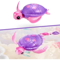 Zuru Coffret aquarium Pets Alive Maman tortue et bébé surprise^ Les Figurines Interactives Et À Fonction