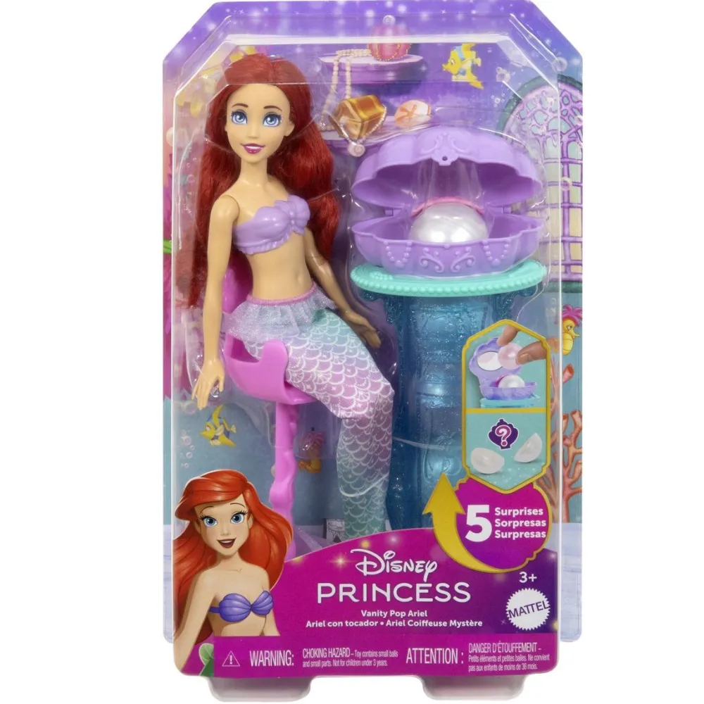 Mattel Coffret Ariel secrets de perle^ Poupées Mannequins