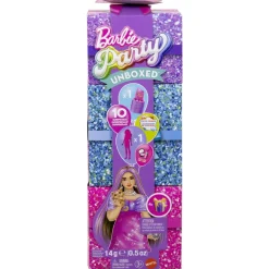 Mattel Coffret Barbie Cadeau Surprise Rose Série Le Gala Enchanté - Barbie Party unboxed^ Poupées Mannequins