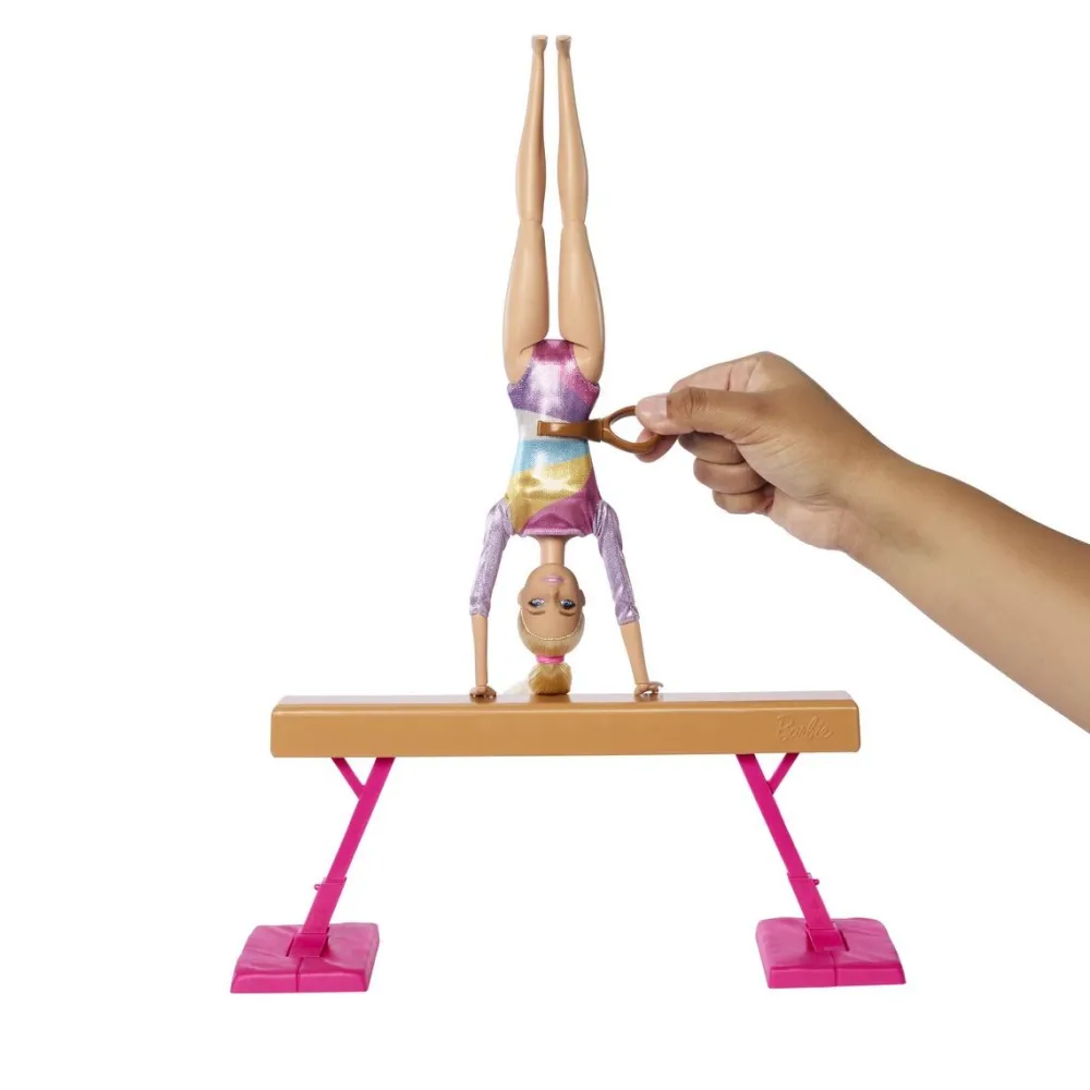 Mattel Coffret Barbie Gymnaste^ Poupées Mannequins