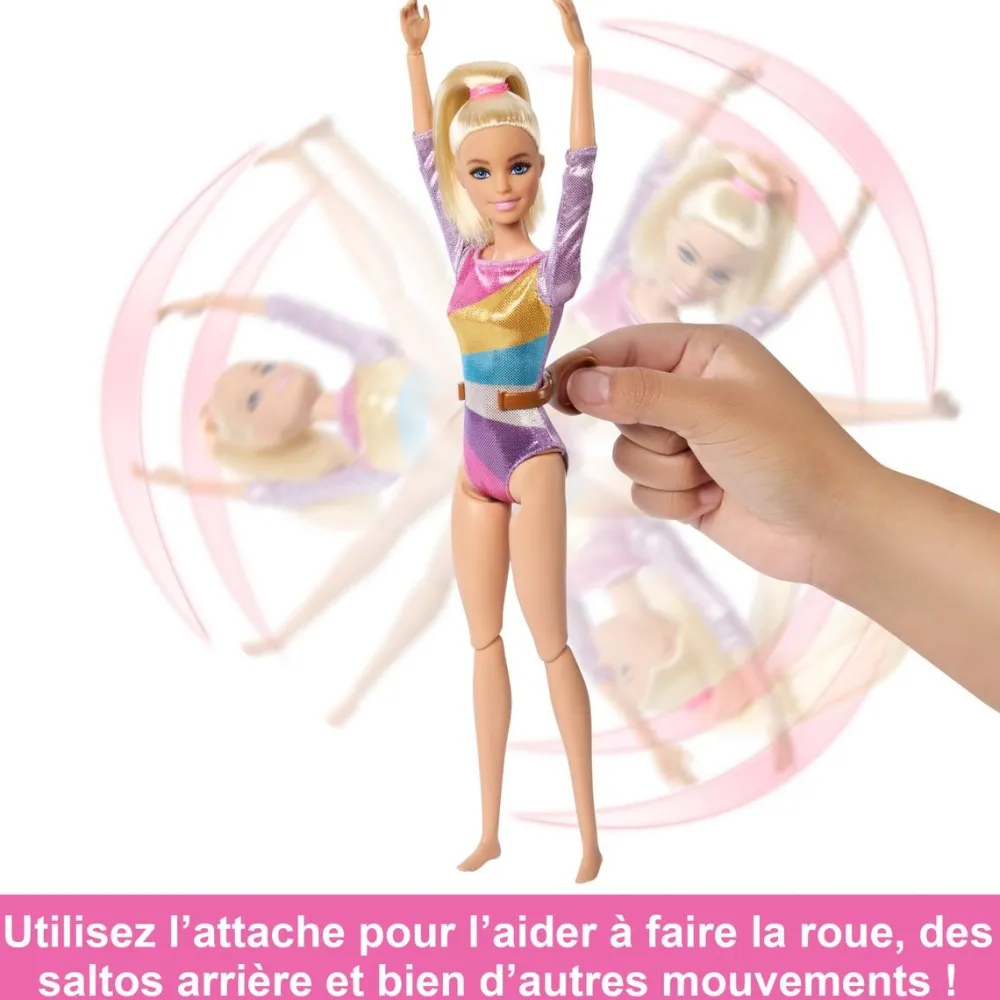 Mattel Coffret Barbie Gymnaste^ Poupées Mannequins