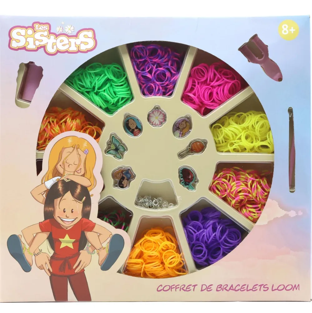 Coffret bracelets Loom Les Sisters^ Perles, Bijoux Et Perles À Repasser